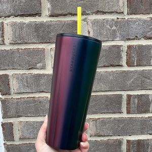 Starbucks Two-toned Puffy Stainless Steel 24oz Cup